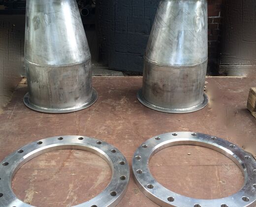 Piping components — reducers, cones and flanges