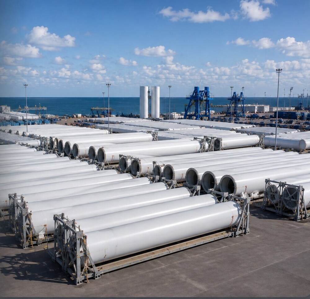 Offshore wind welded steel components